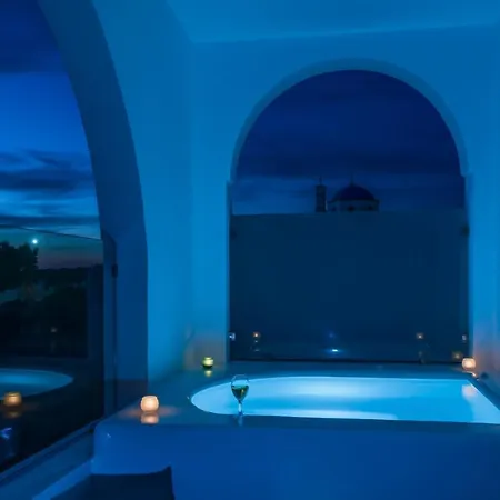 Aspronisi Luxury With Caldera View Vila Megalochori (Santorini)
