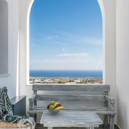 Aspronisi Luxury With Caldera View Vila Megalochori (Santorini)