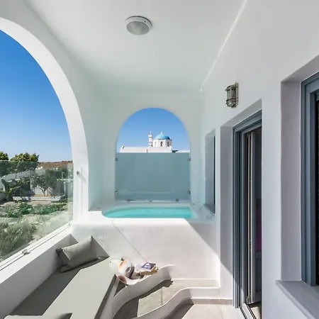 Villa Aspronisi Luxury With Caldera View Megalohóri