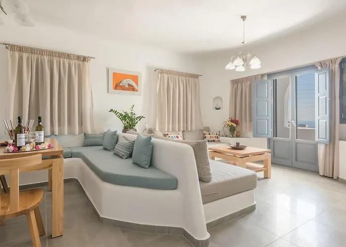 Aspronisi Luxury With Caldera View * Megalochori (Santorini)