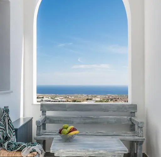 Aspronisi Luxury With Caldera View Villa Megalochori (Santorini)