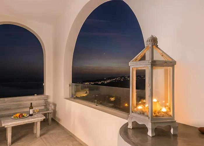 Villa Aspronisi Luxury With Caldera View Megalochori (Santorini)