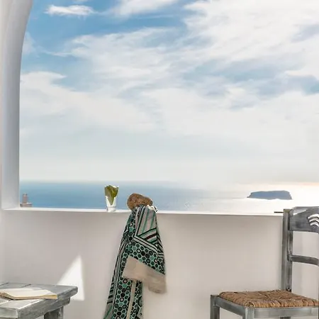 Aspronisi Luxury With Caldera View Villa Megalochori (Santorini)